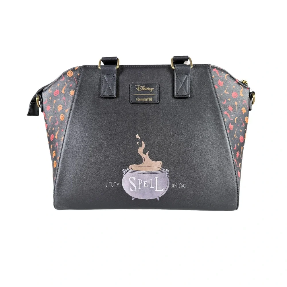 Loungefly Disney Hocus Pocus Sanderson Sisters Illustration Satchel‎ Bag NEW